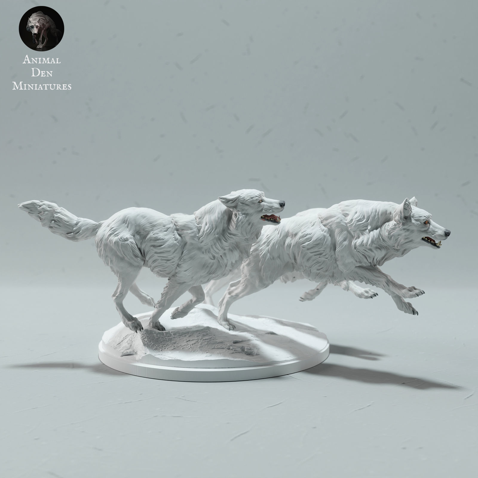 Arctic Wolves Run 3D print model_2