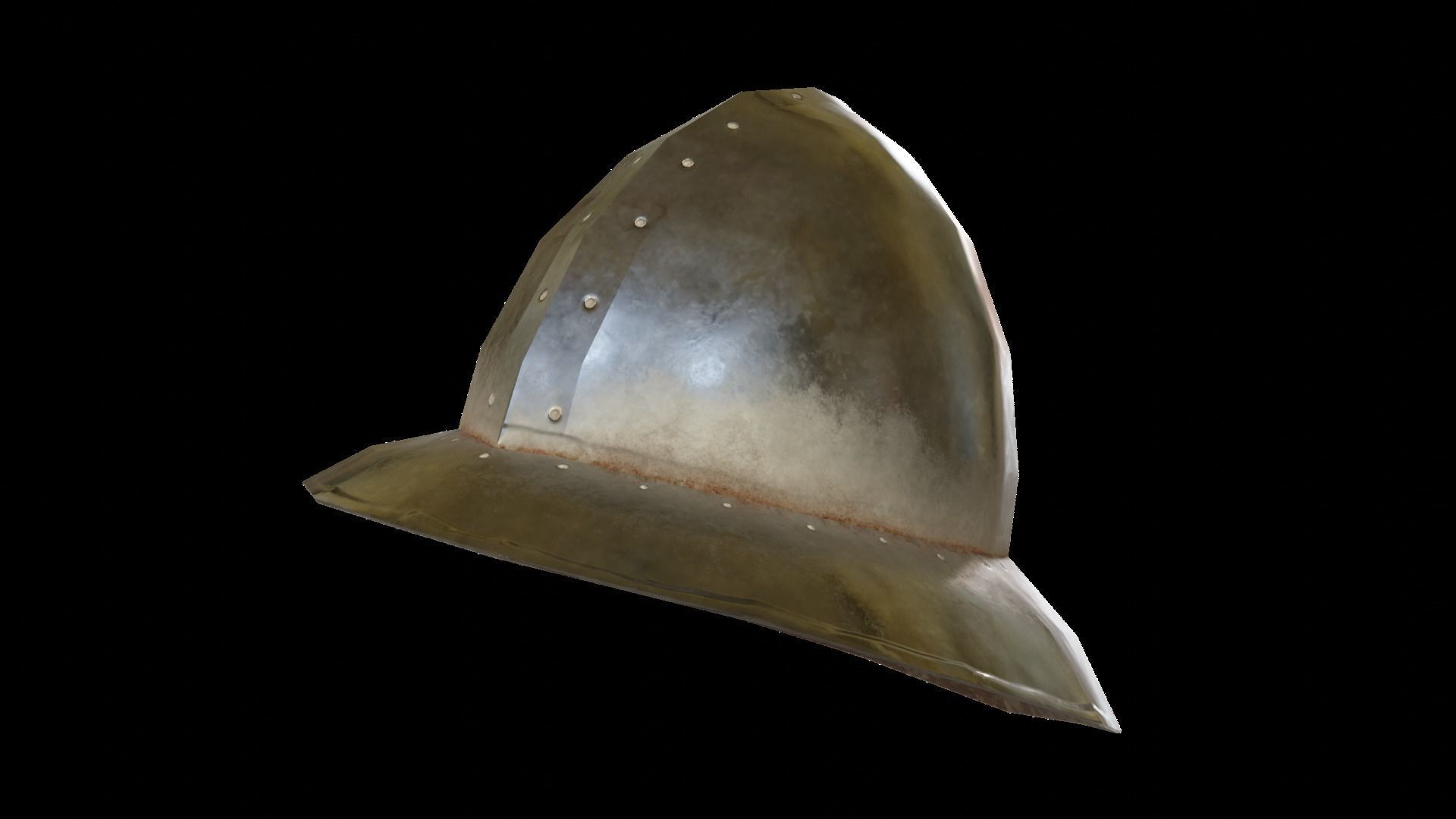 Renaissance Armoury - Armor Helmet Sword Stand Low-poly 3D model_10