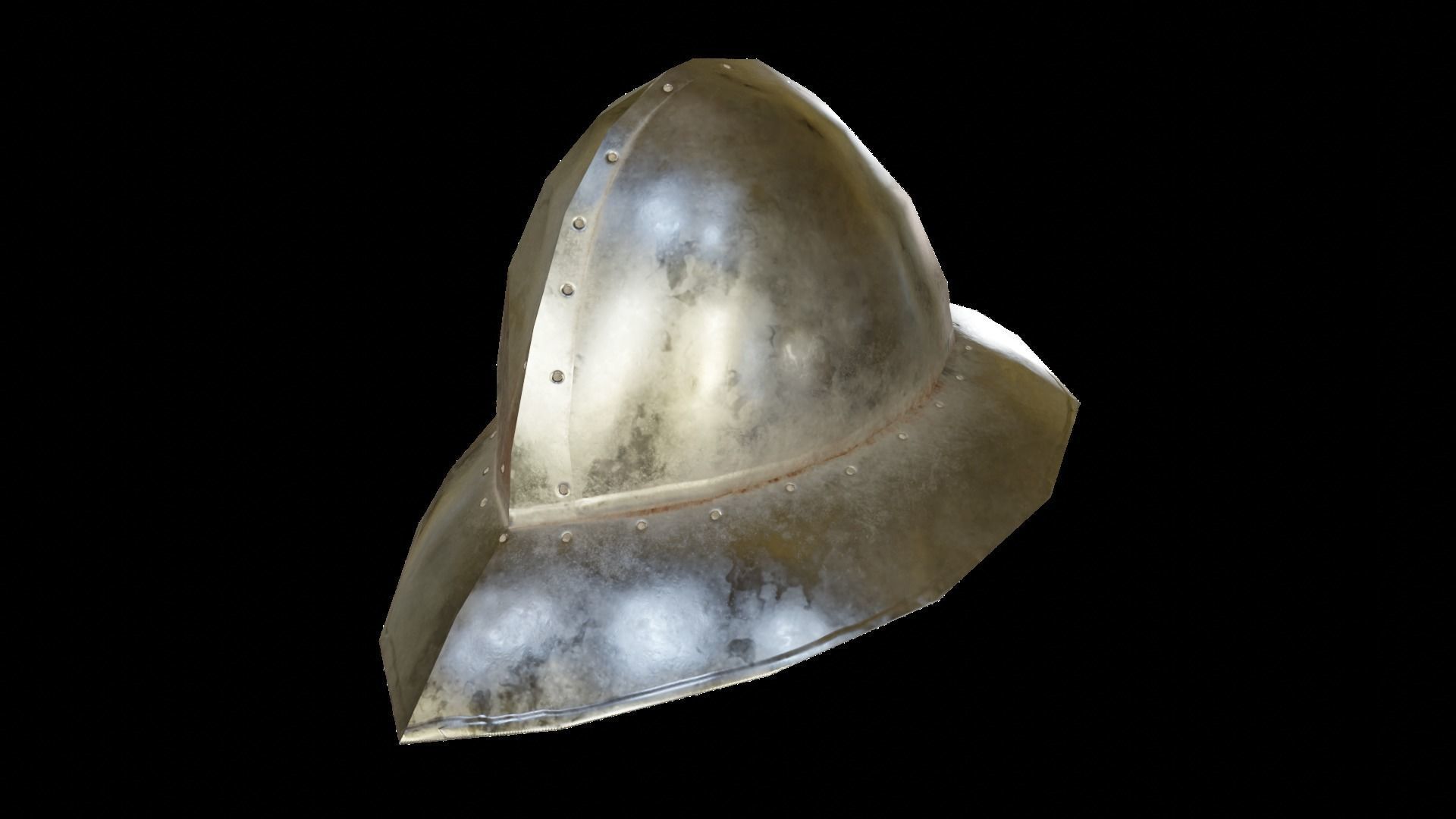 Renaissance Armoury - Armor Helmet Sword Stand Low-poly 3D model_11