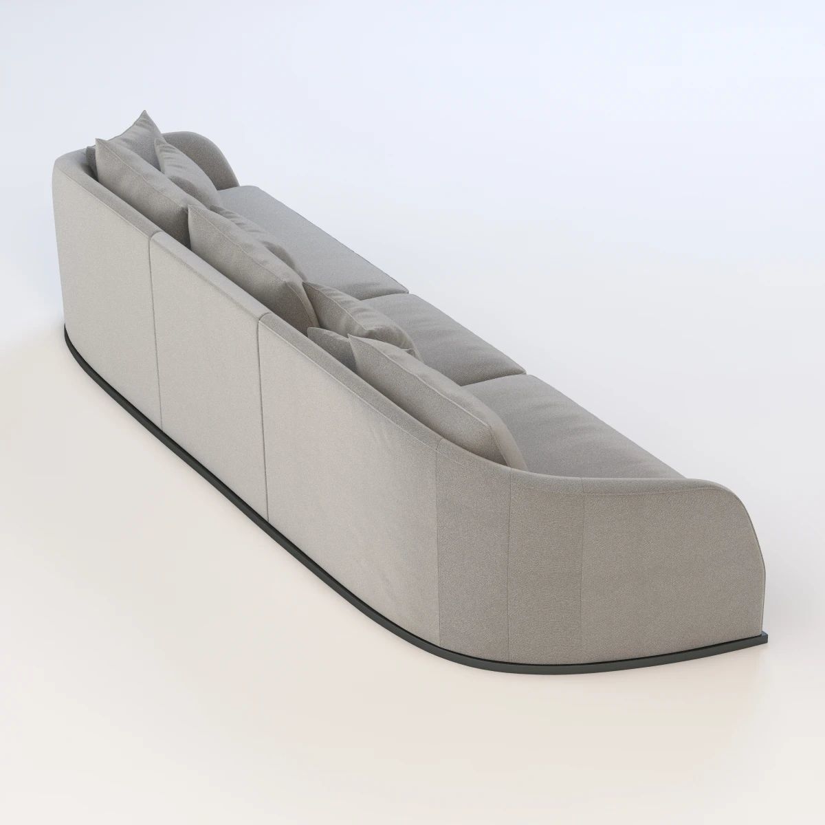 Flexform Alfred Divano Lineare 3 Seater 3D model_8