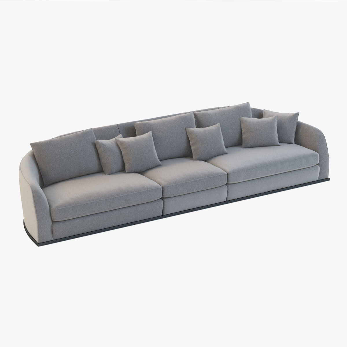 Flexform Alfred Divano Lineare 3 Seater 3D model_13