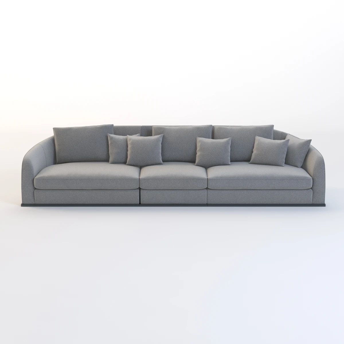 Flexform Alfred Divano Lineare 3 Seater 3D model_3