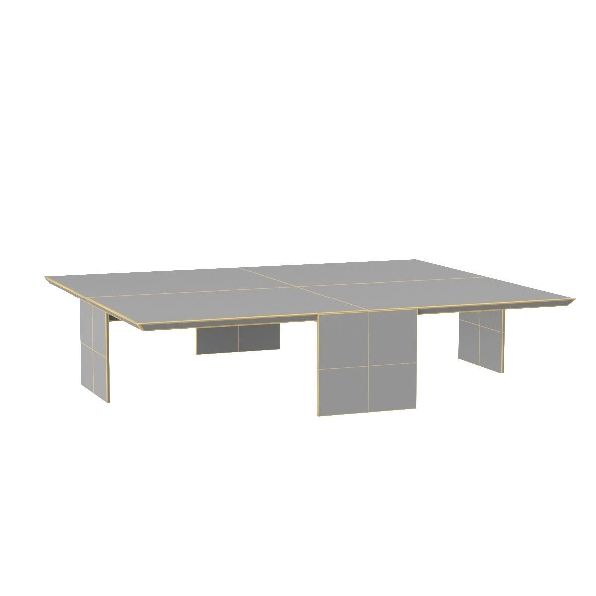 Fin Cocktail Table 3D model_6