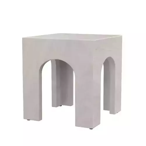 Fausto End Table Bleached Guanacaste