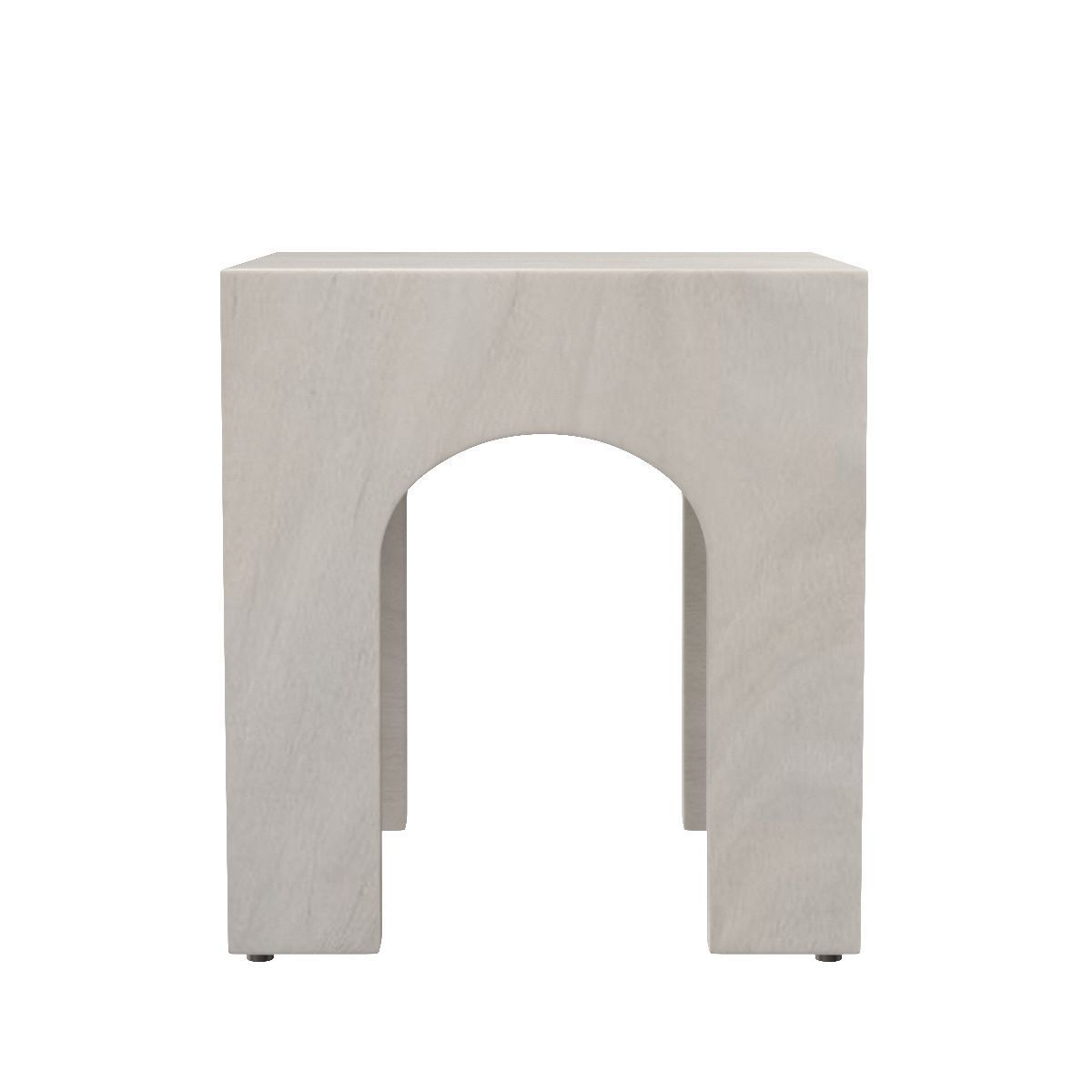 Fausto End Table Bleached Guanacaste 3D model_2