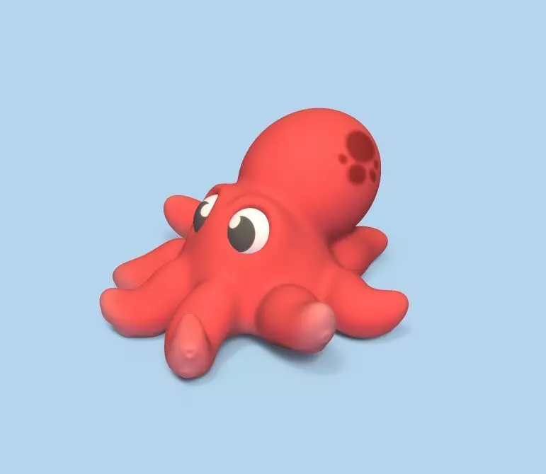 Giant Octopus 3D print model_0