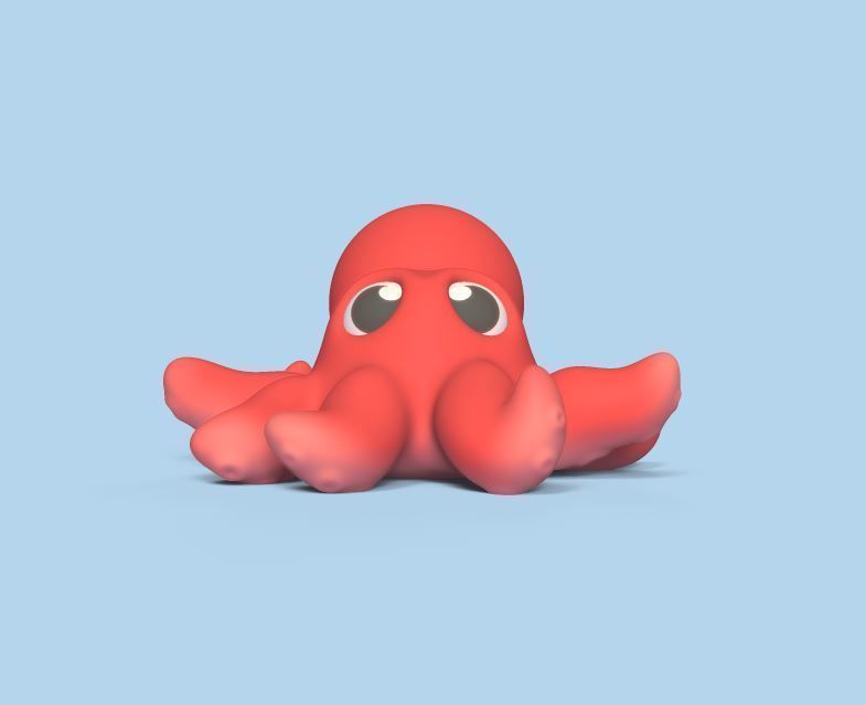 Giant Octopus 3D print model_2
