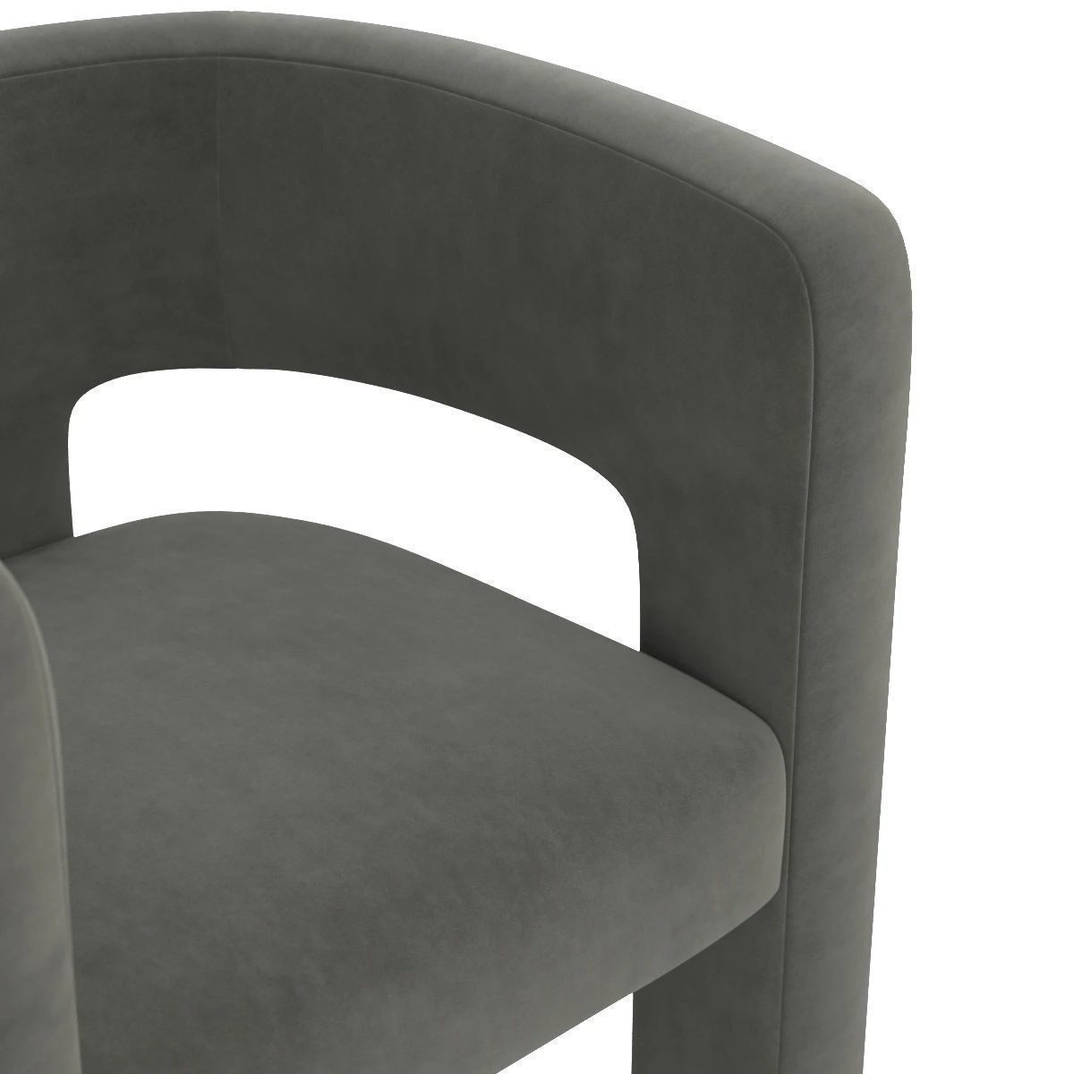 Crate and barrel Sculpt chair 3D model_3
