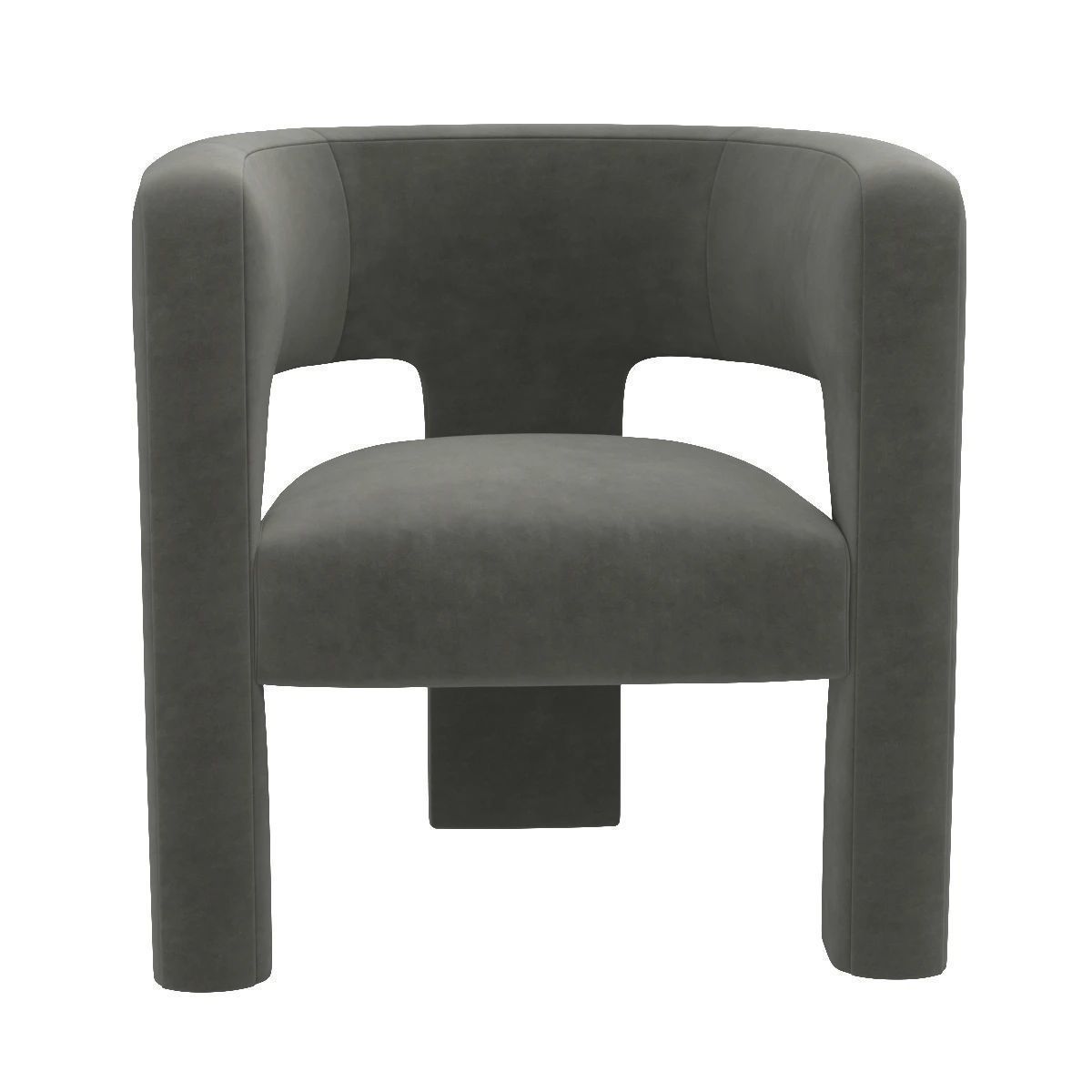 Crate and barrel Sculpt chair 3D model_4