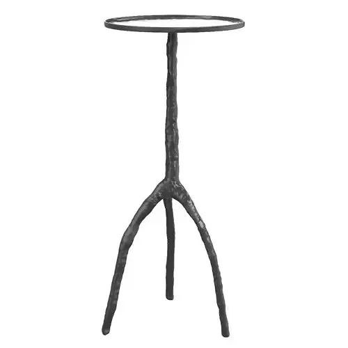 Christian Liaigre Patinated Bronze Side Table