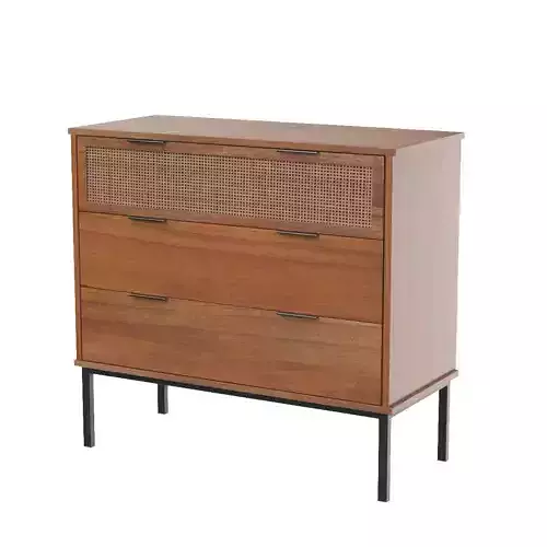 Cani Rattan Chest 3 Drawers