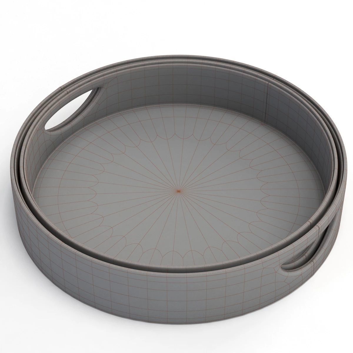 Calligaris Damian PVC tray 3D model_6