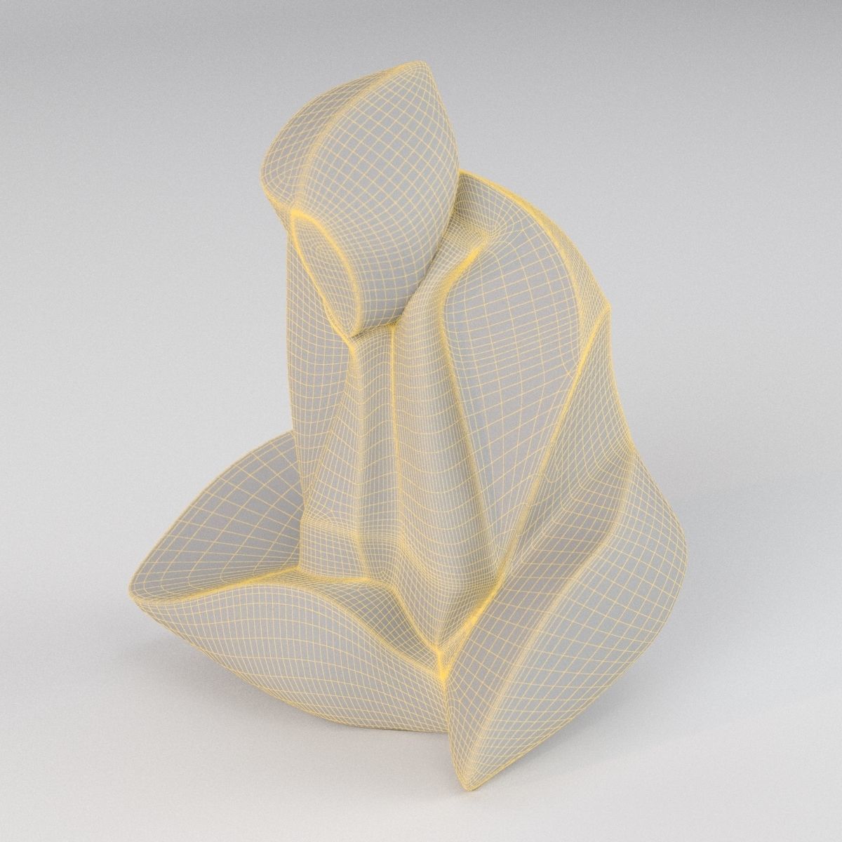 Bronze sculpture Sally Grant Sculpture 3D model_6