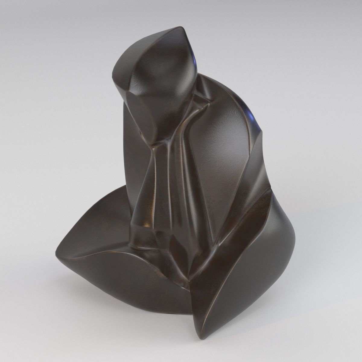 Bronze sculpture Sally Grant Sculpture 3D model_1