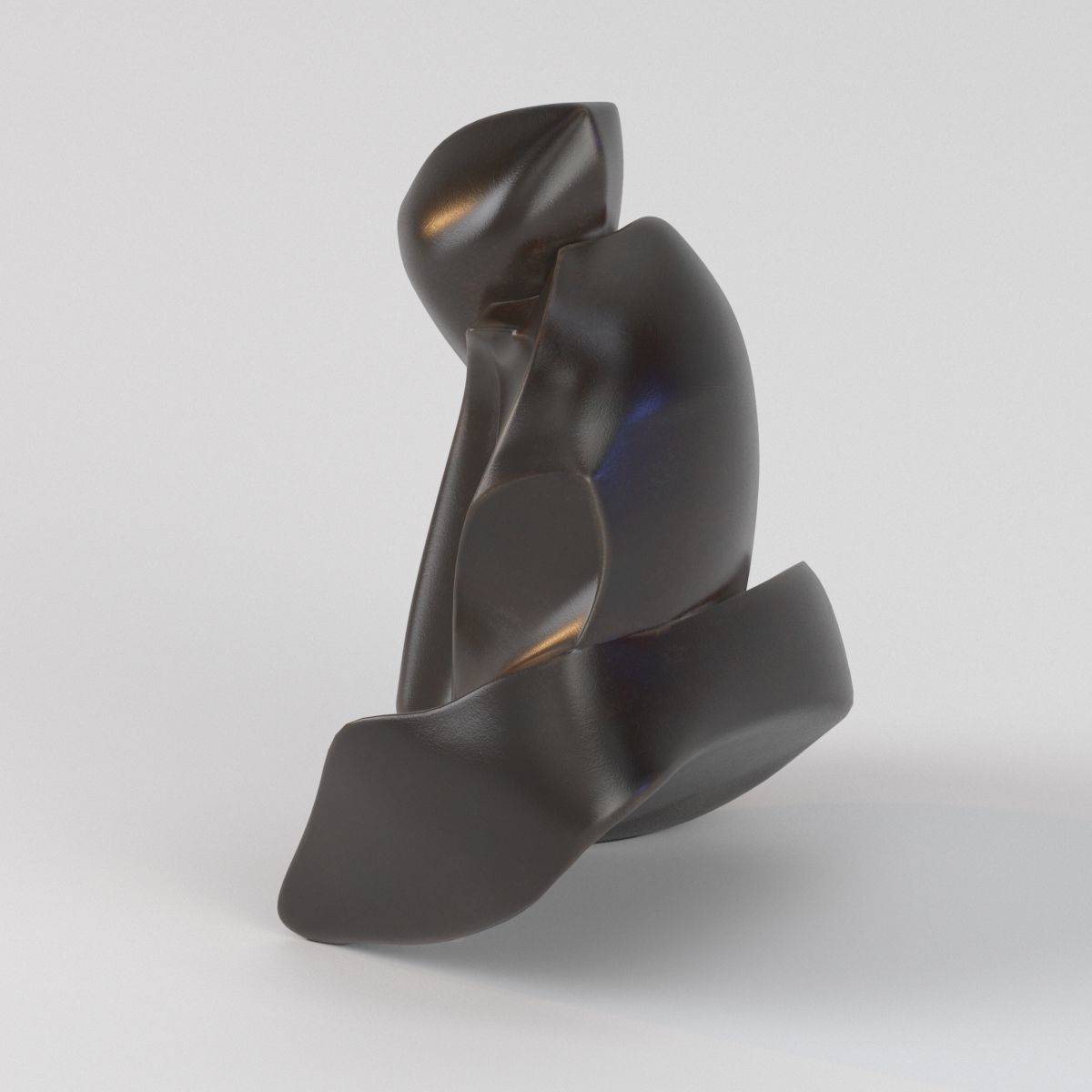 Bronze sculpture Sally Grant Sculpture 3D model_4