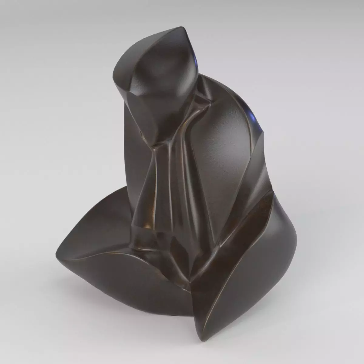 Bronze sculpture Sally Grant Sculpture 3D model_0
