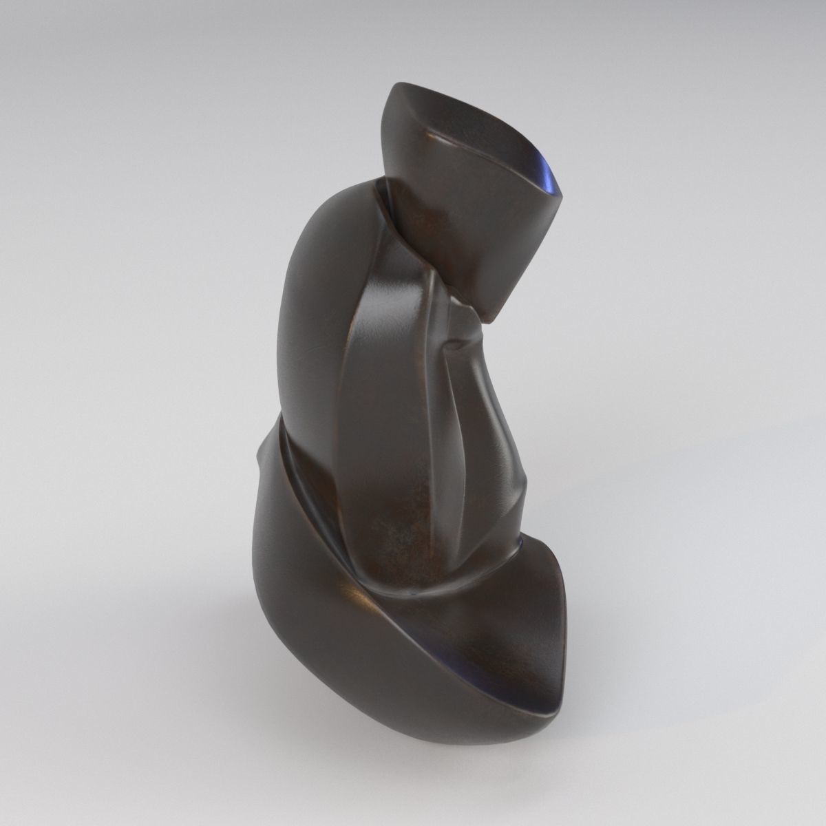 Bronze sculpture Sally Grant Sculpture 3D model_2
