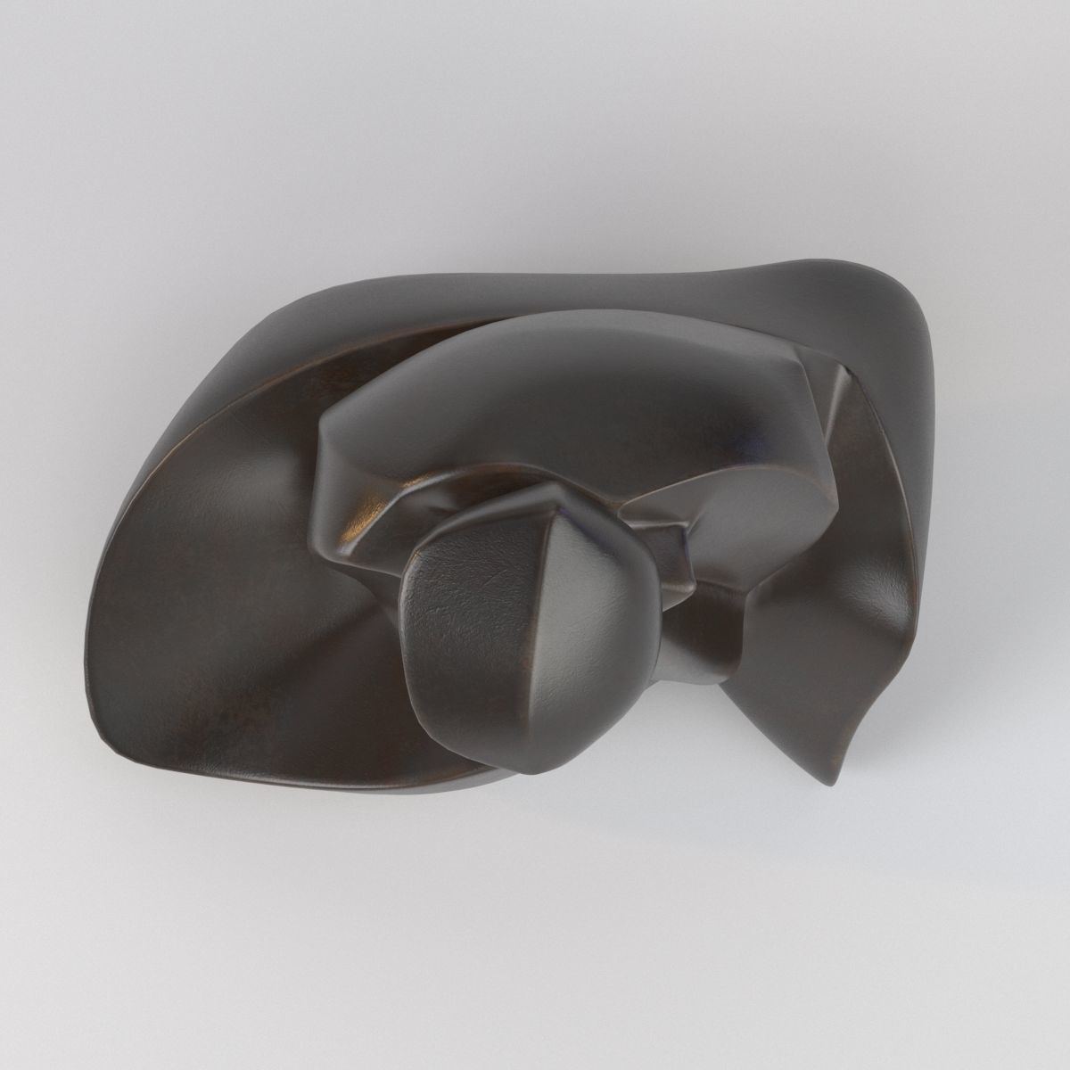Bronze sculpture Sally Grant Sculpture 3D model_5