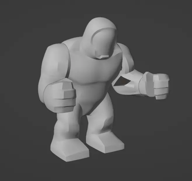 Lego Darkseid 3D print model_0