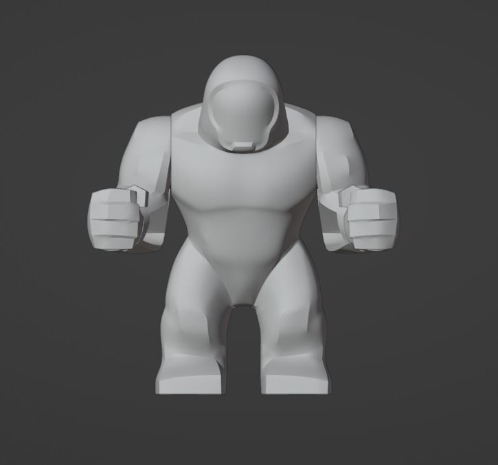 Lego Darkseid 3D print model_1