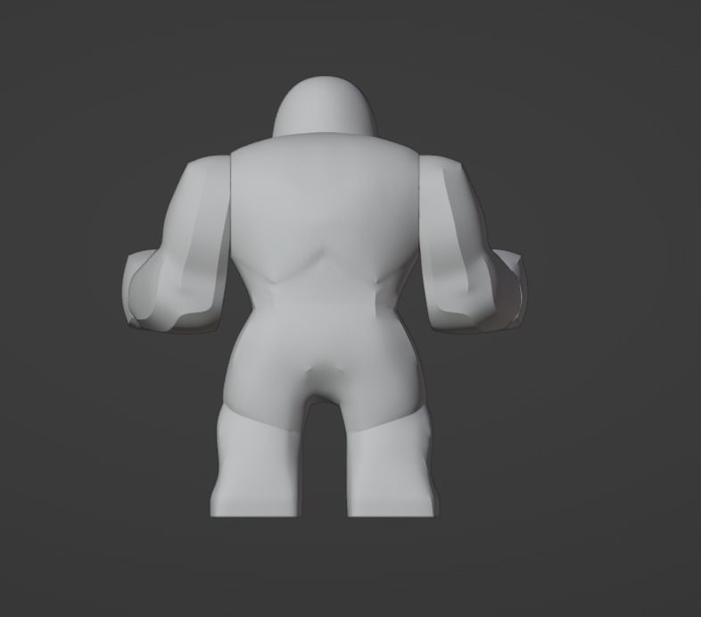 Lego Darkseid 3D print model_3