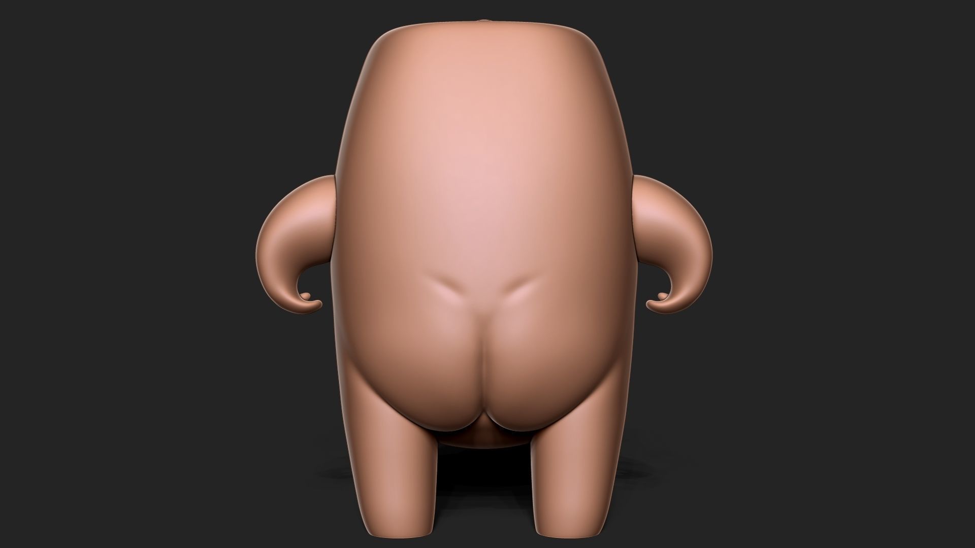 Mallow bear 3D print model_11