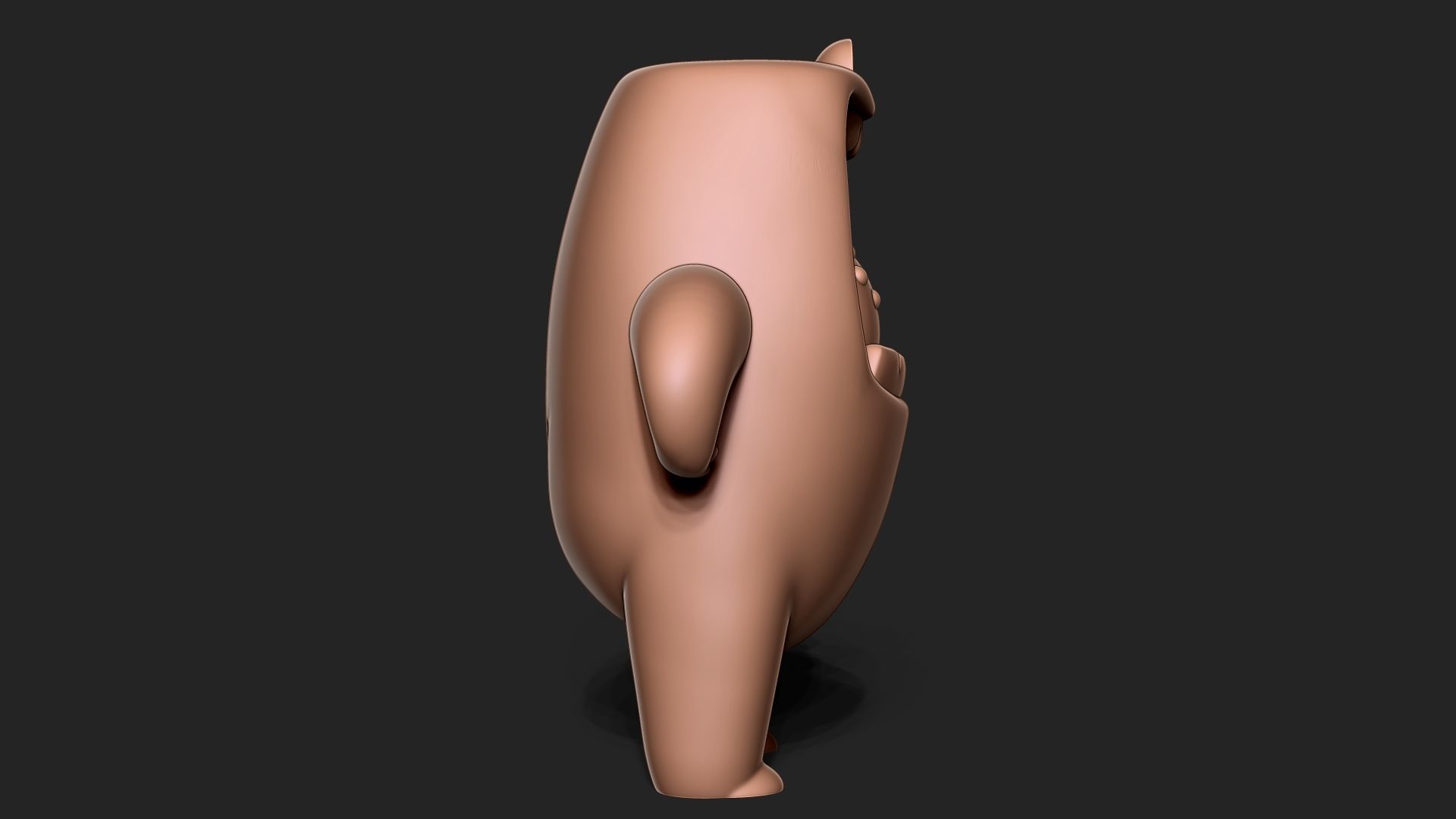 Mallow bear 3D print model_10