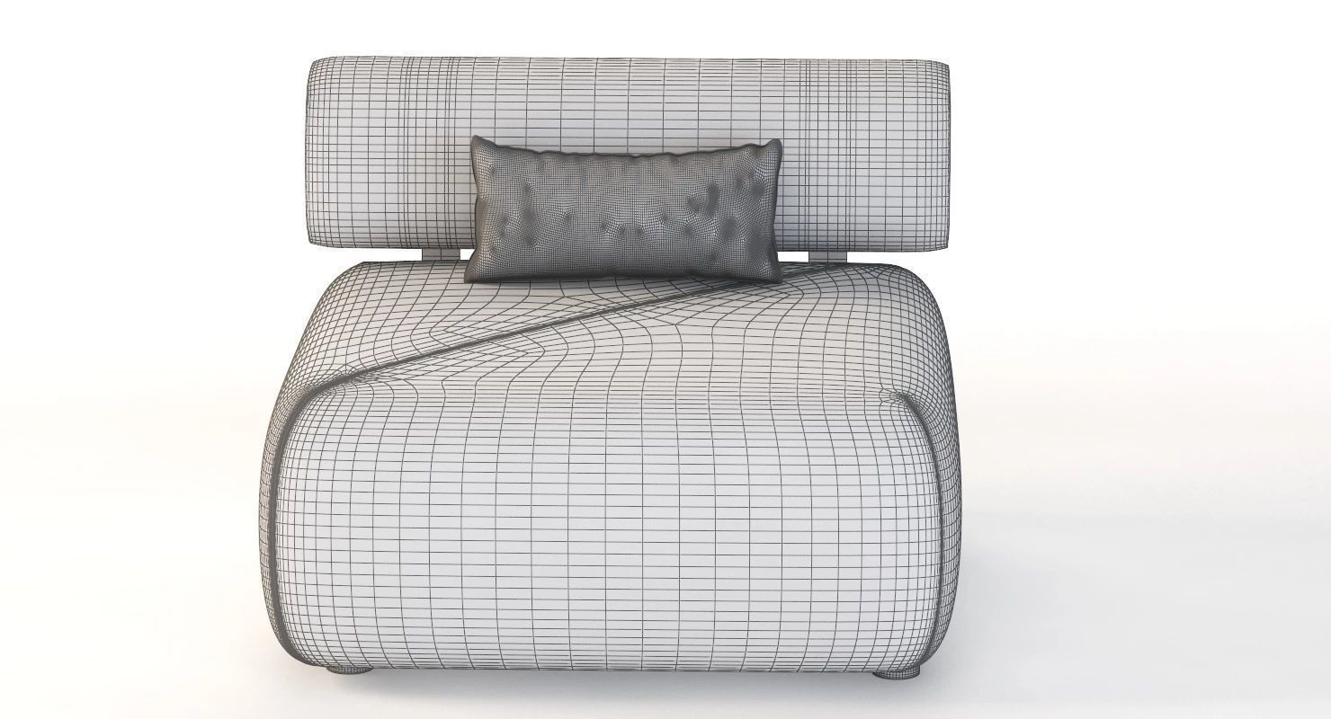 Brixx Sofa Module Single Middle 3D model_8