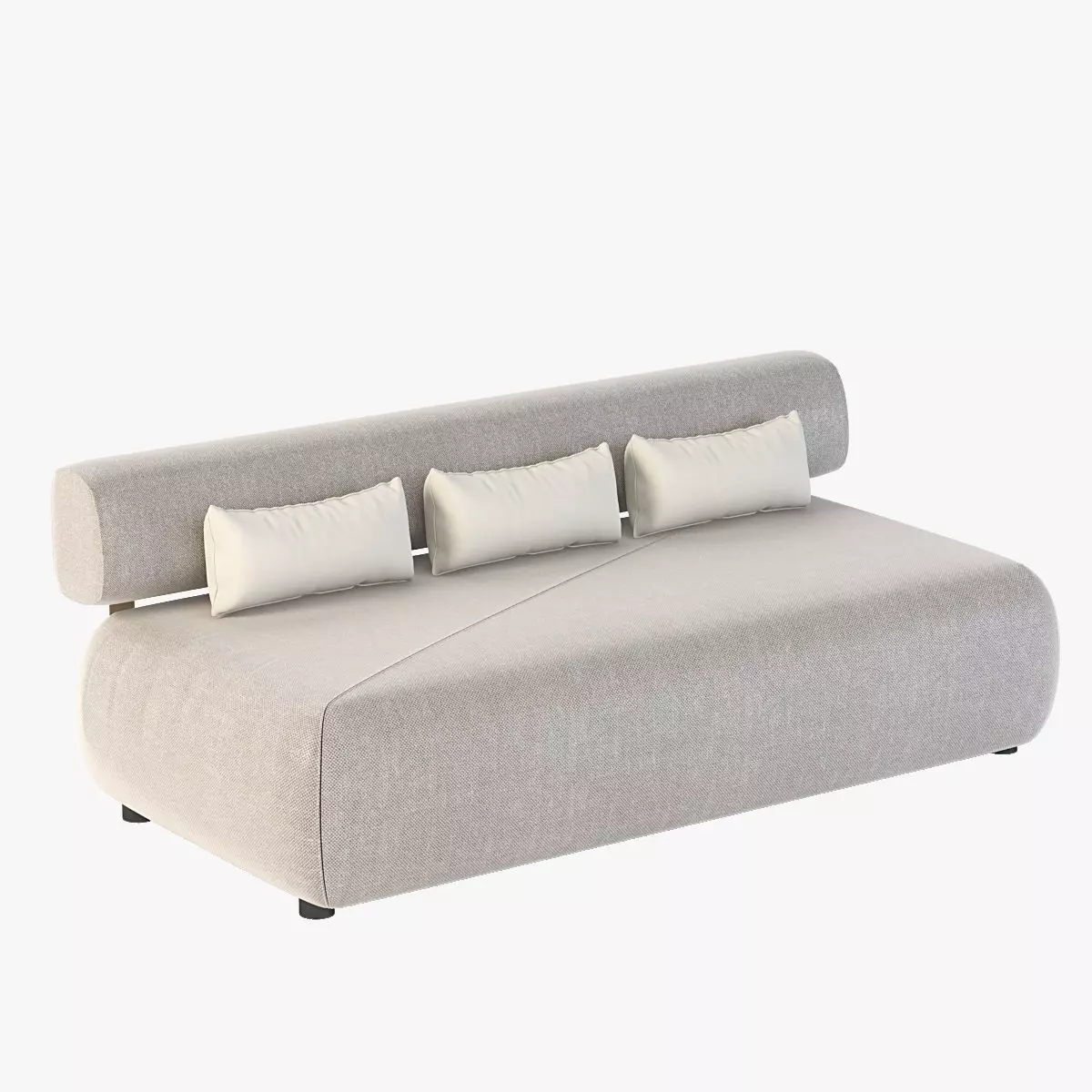 Brixx Sofa Double Middle Love Seat Module 3D model_0
