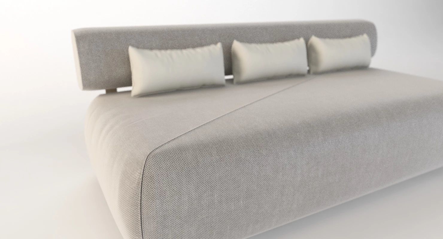 Brixx Sofa Double Middle Love Seat Module 3D model_13