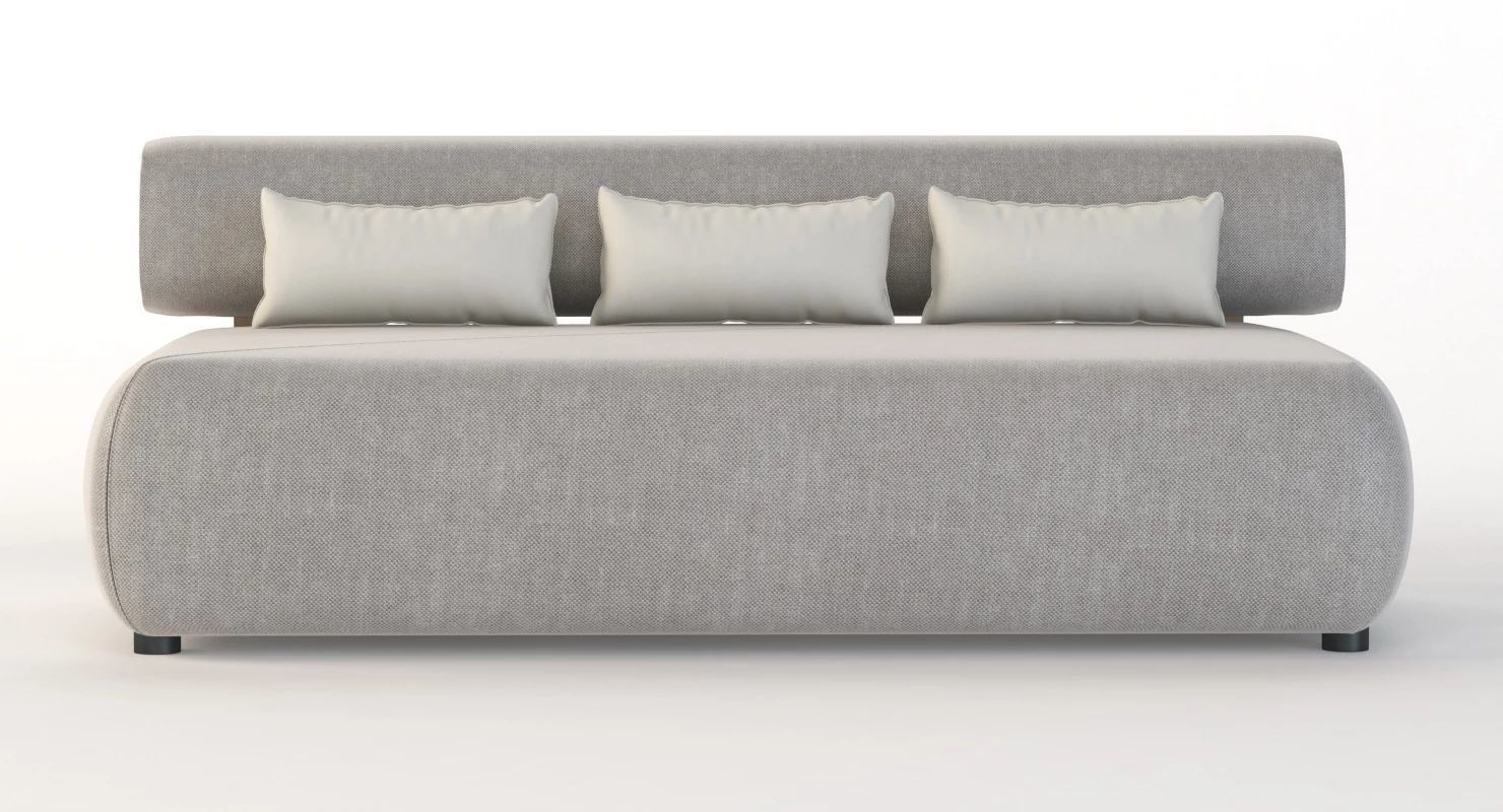 Brixx Sofa Double Middle Love Seat Module 3D model_1