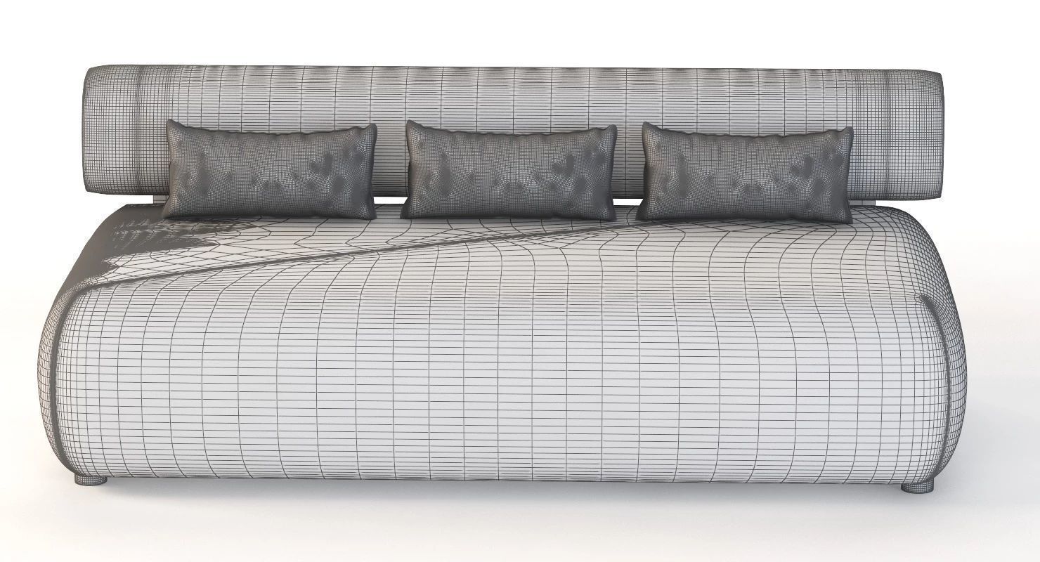 Brixx Sofa Double Middle Love Seat Module 3D model_8