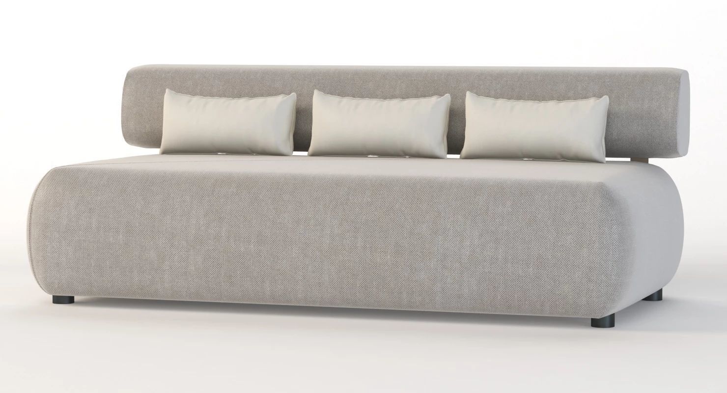 Brixx Sofa Double Middle Love Seat Module 3D model_7