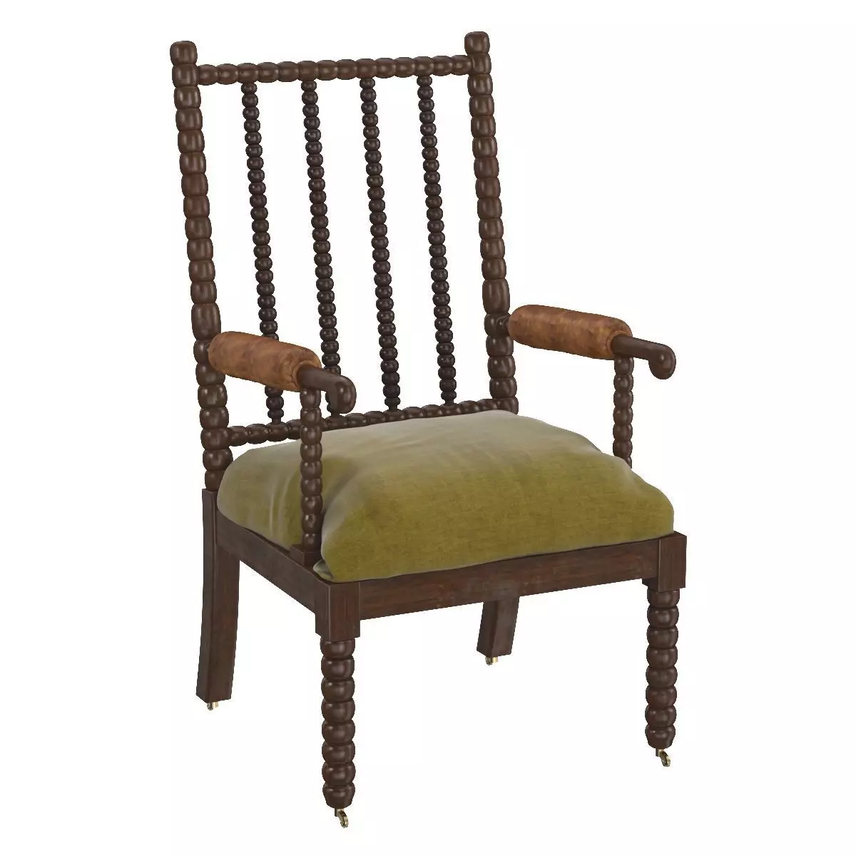 Bobbin Turned Armchair England circa 1870 3D model