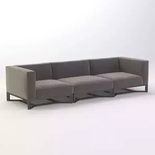 Bloc Modular 3 Seater Sofa by Gloster