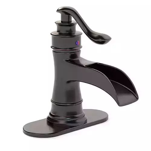Bathfinesse Oil Rubbed Bronze Bathroom Faucet Single Handle