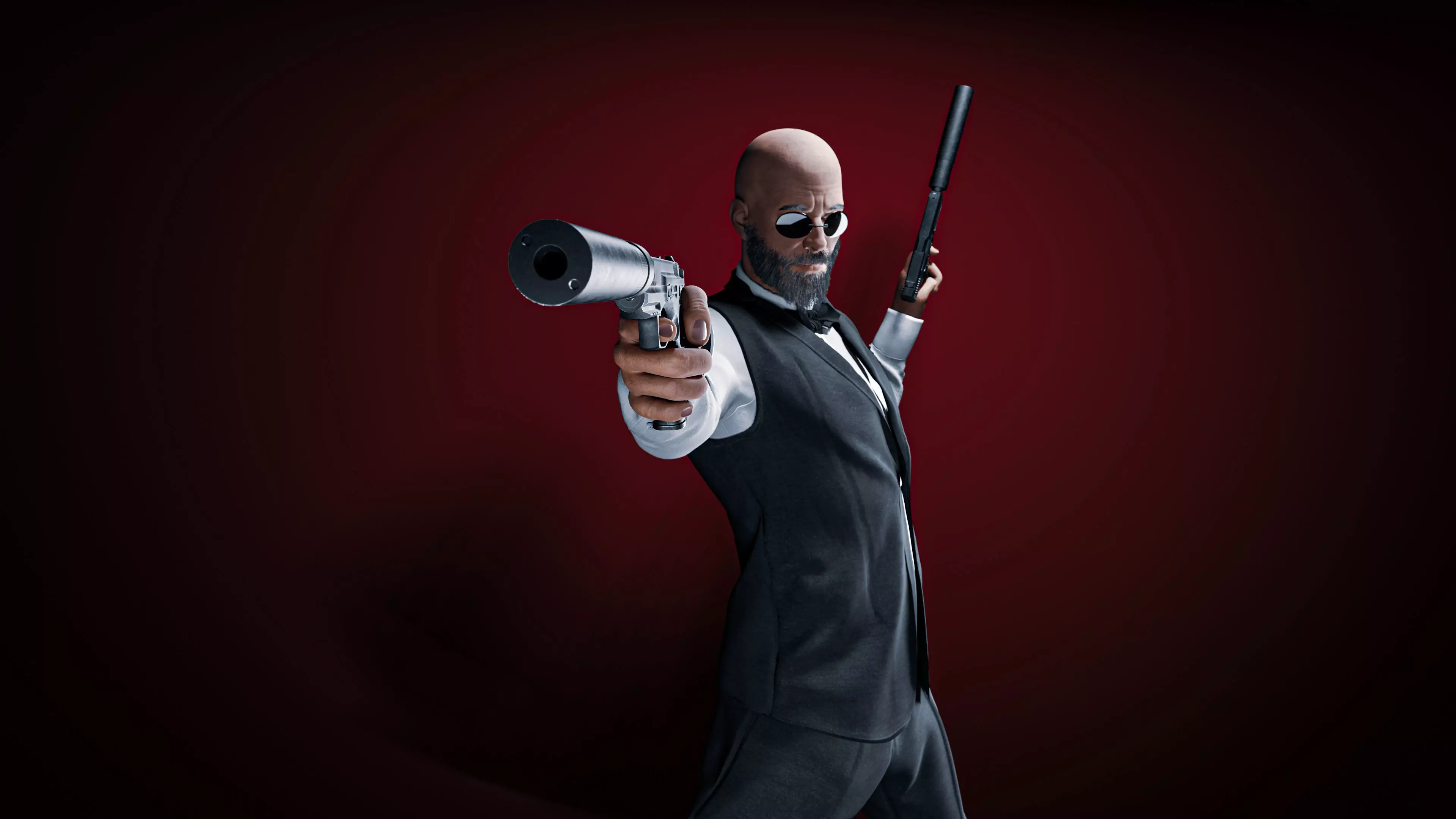 Hitman Game Ready Character Model  Low-poly 3D model_0
