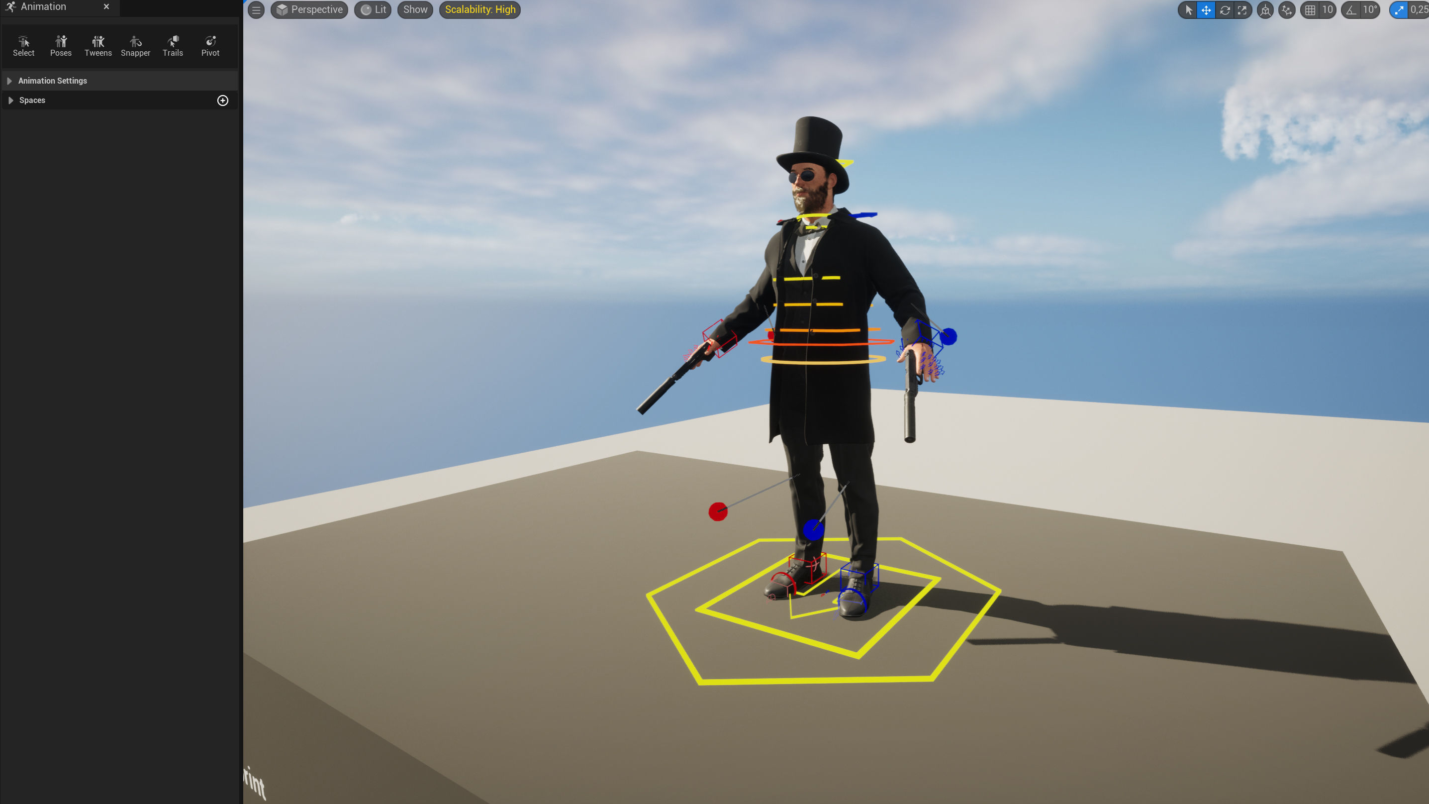 Hitman Game Ready Character Model  Low-poly 3D model_11