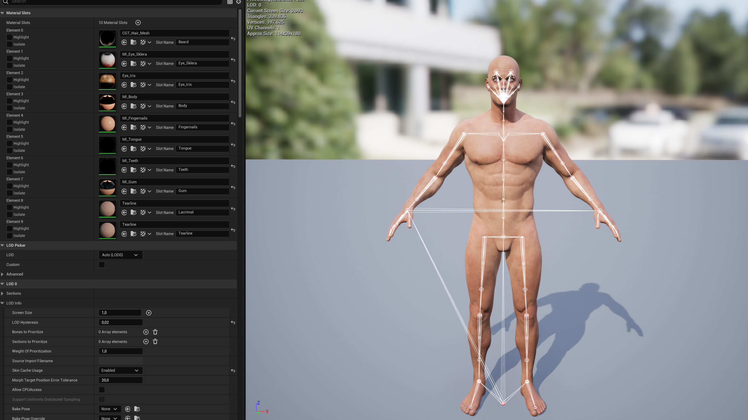 Hitman Game Ready Character Model  Low-poly 3D model_8