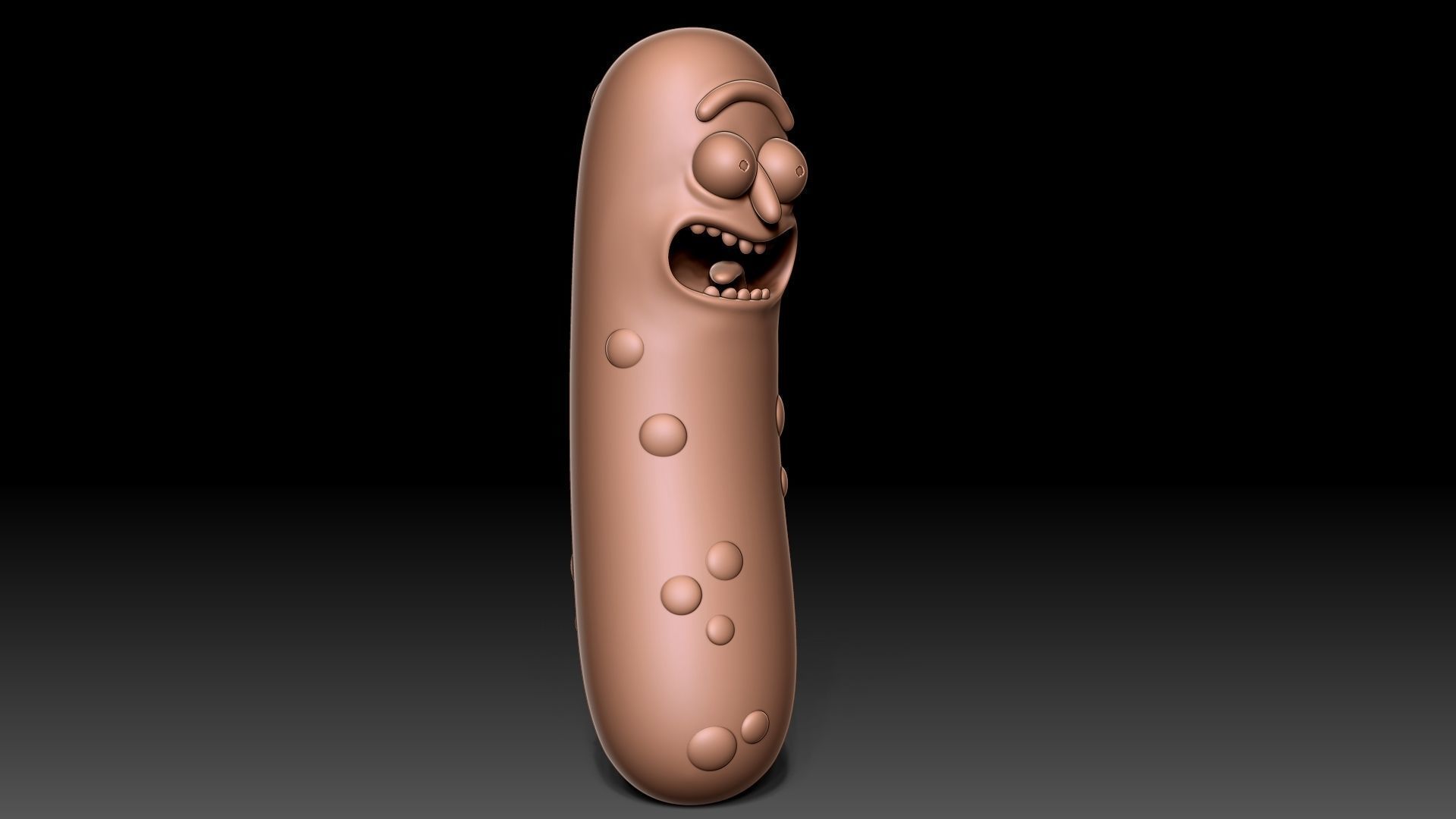 Pickle Rick 3D print model_1