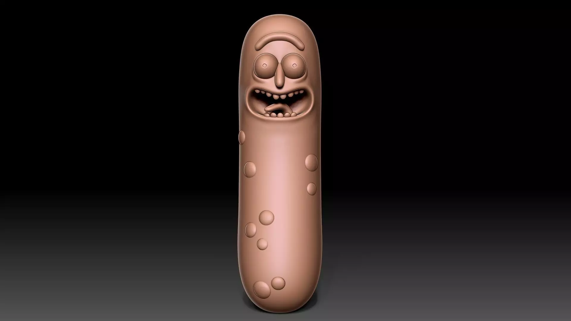 Pickle Rick 3D print model_0