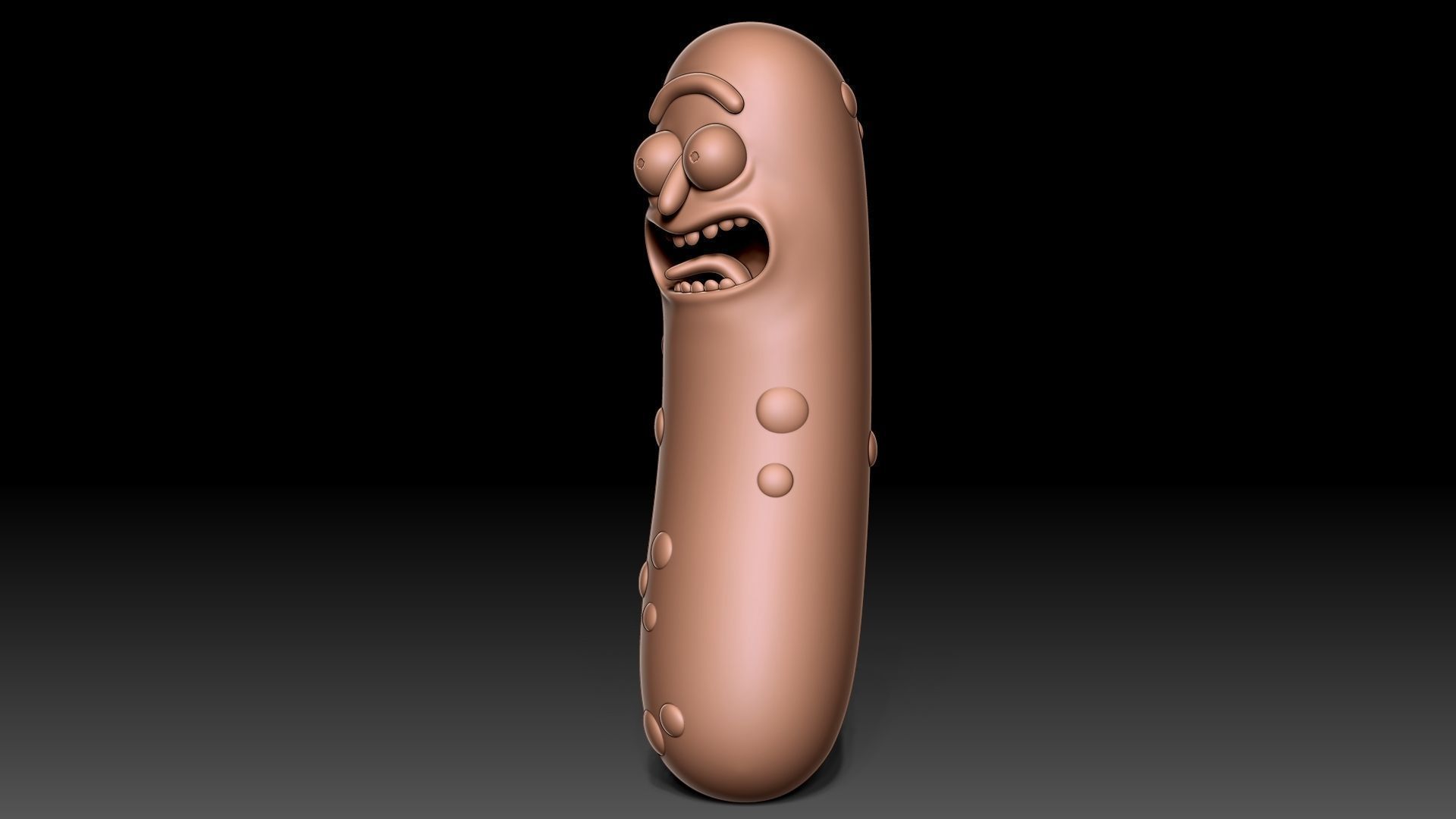 Pickle Rick 3D print model_7