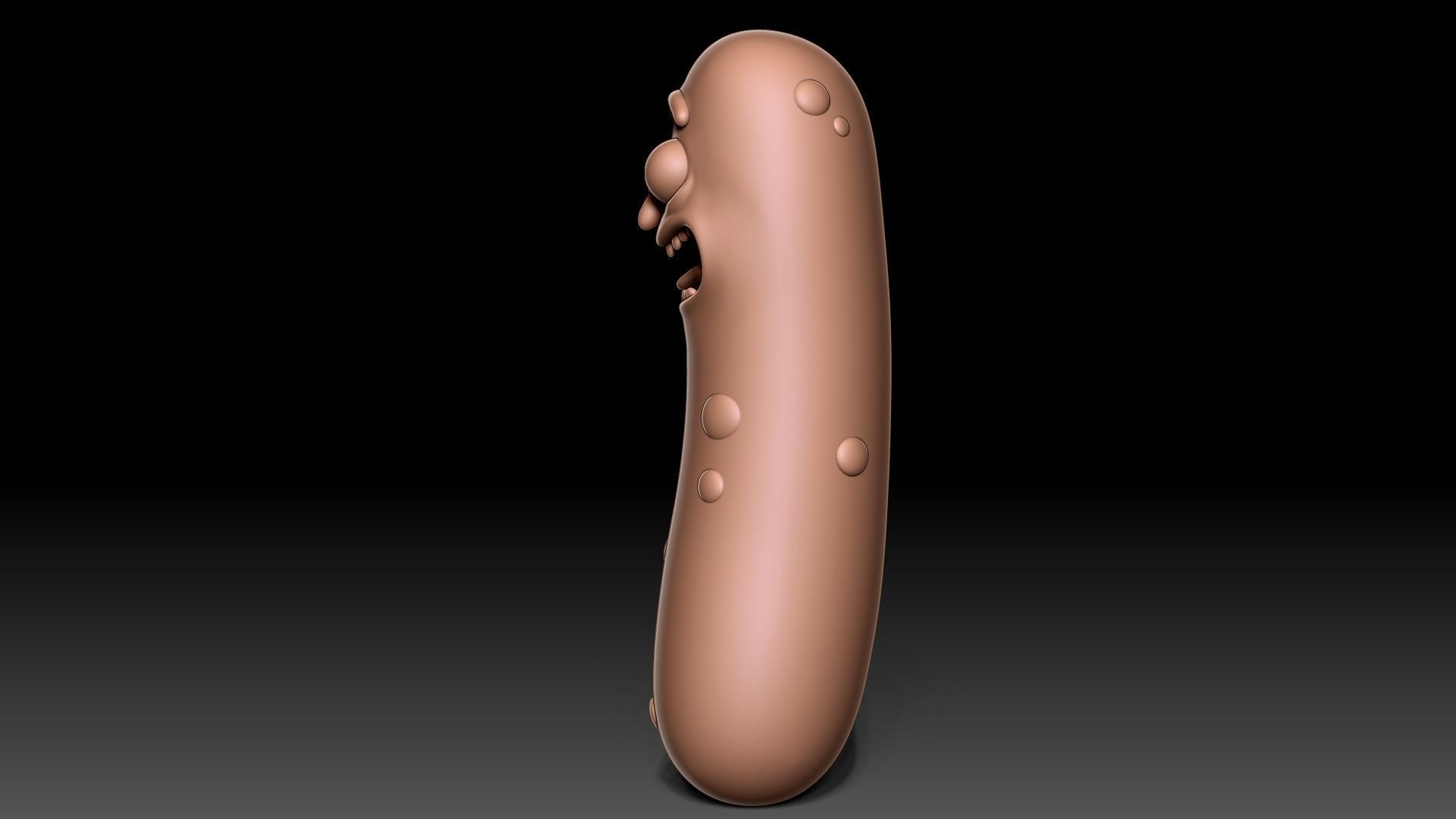 Pickle Rick 3D print model_6