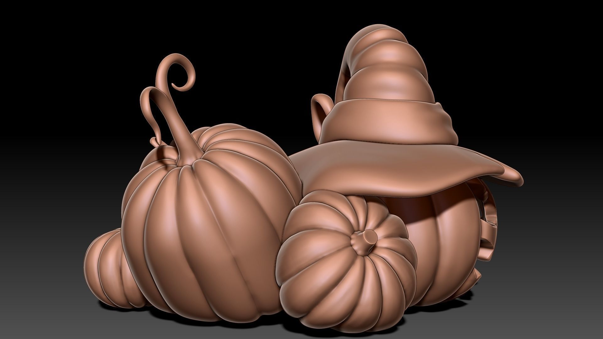 Halloween Pumpkin  3D print model_9