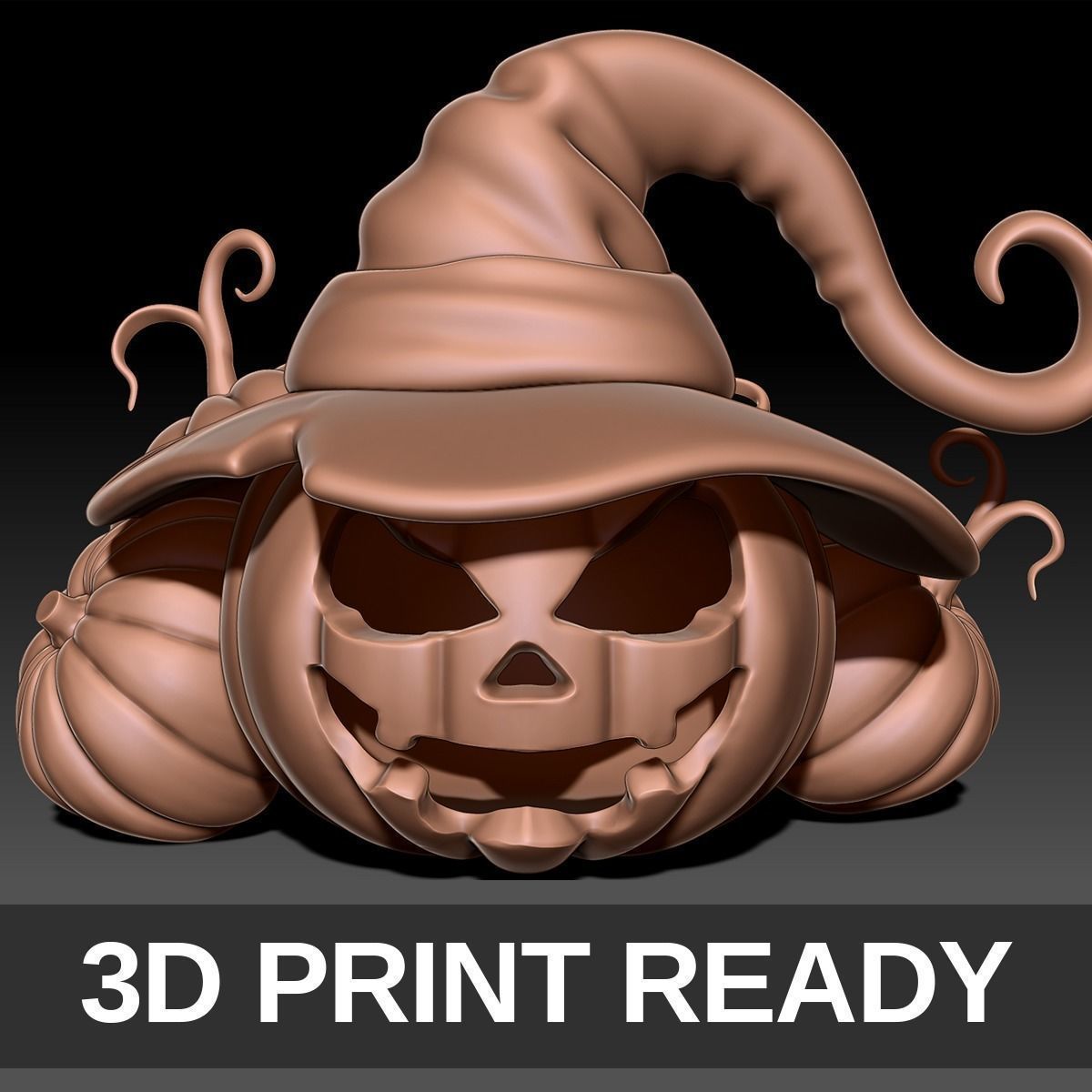 Halloween Pumpkin  3D print model_3