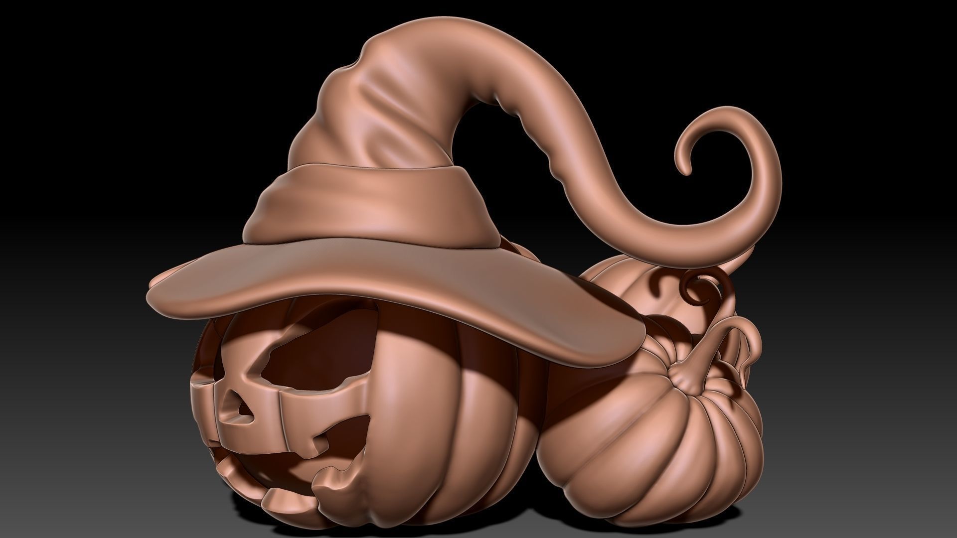 Halloween Pumpkin  3D print model_5