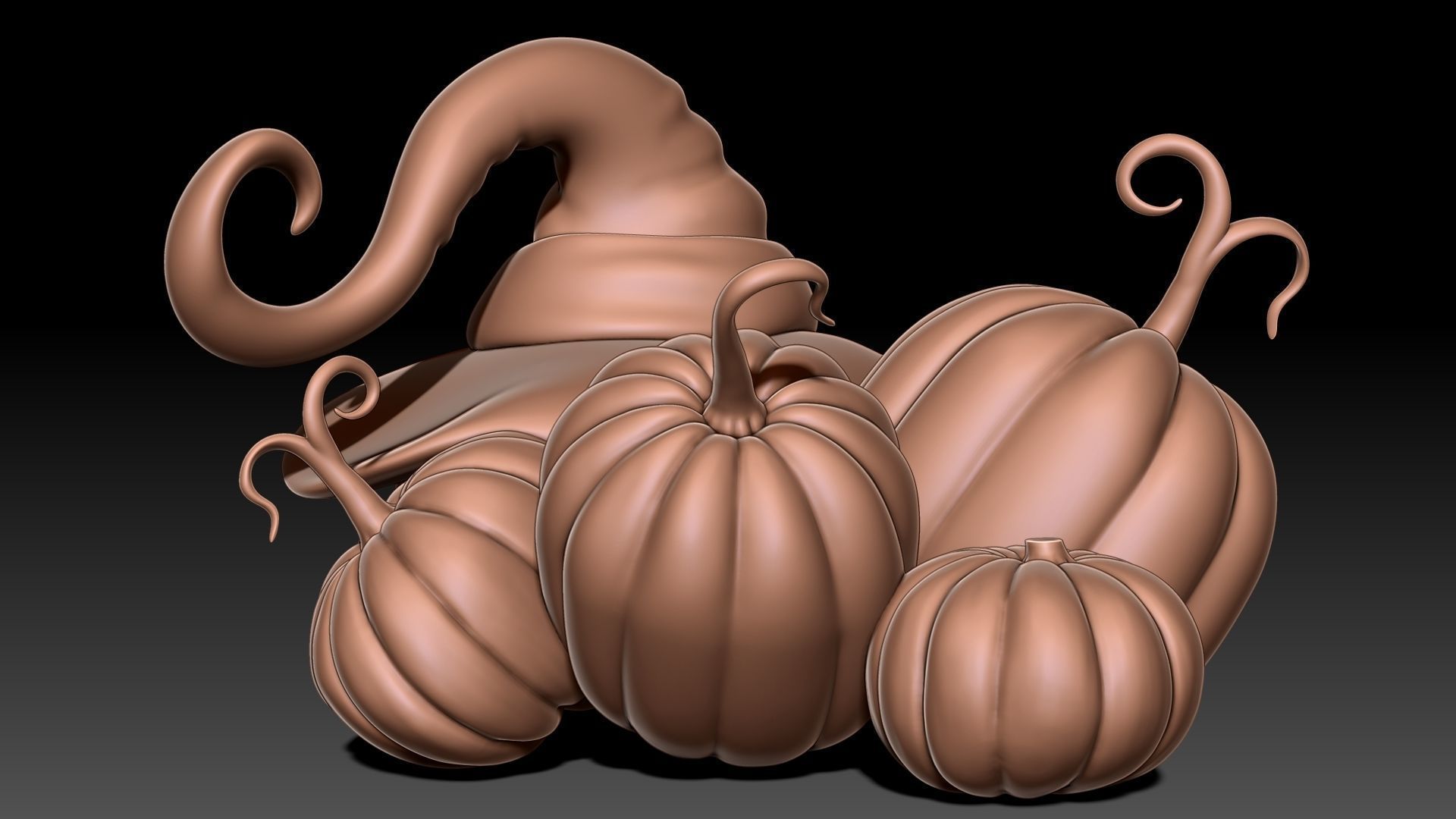 Halloween Pumpkin  3D print model_13