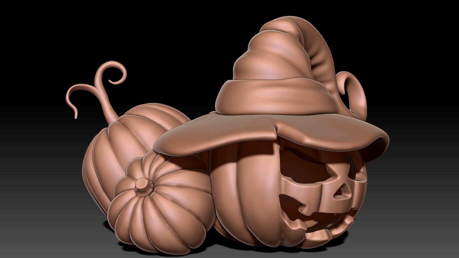 Halloween Pumpkin  3D print model_12