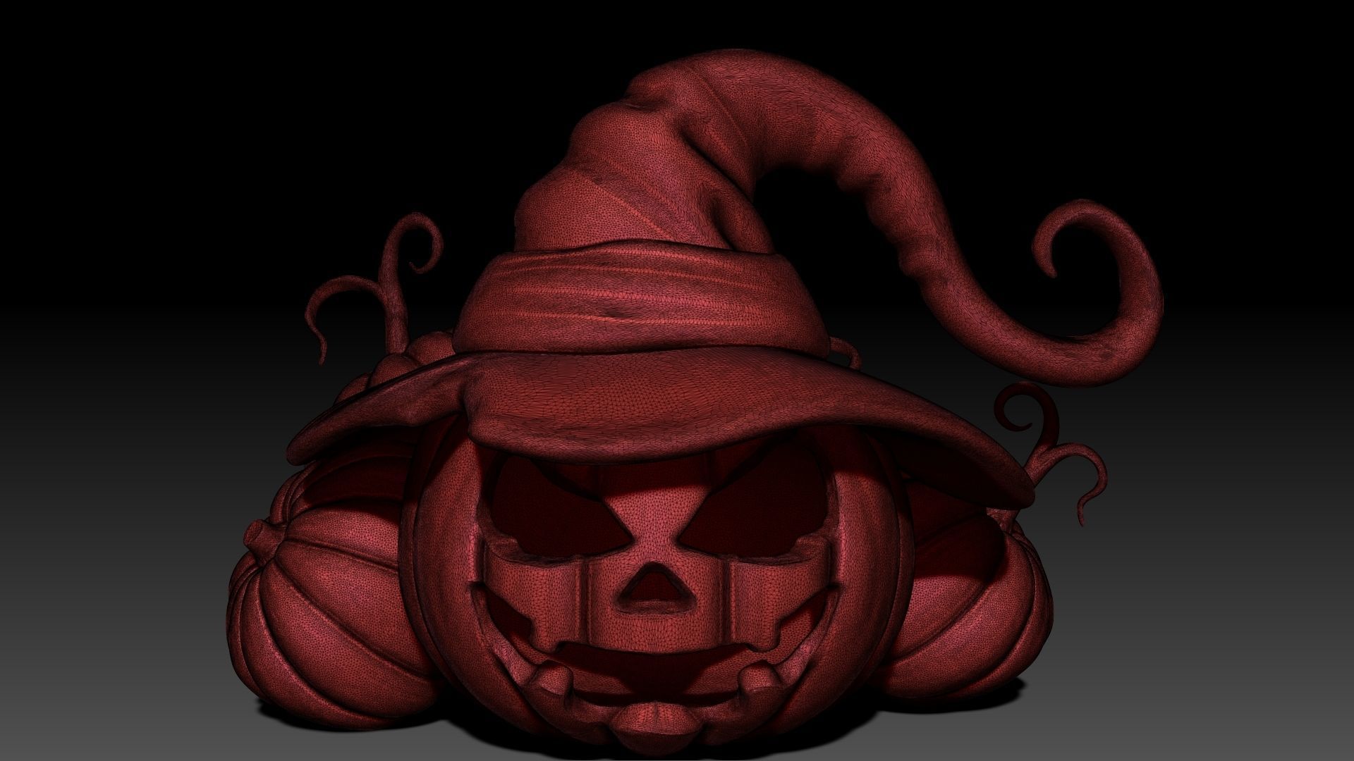 Halloween Pumpkin  3D print model_4