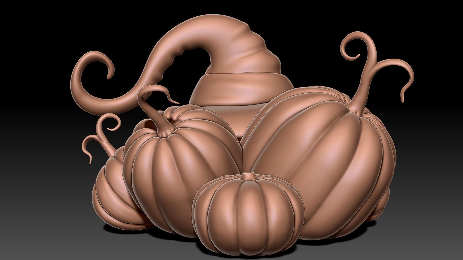Halloween Pumpkin  3D print model_11